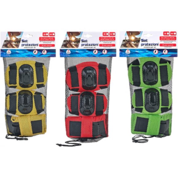 SET*PROTEZIONE GINOCCHIO/GOMITO E