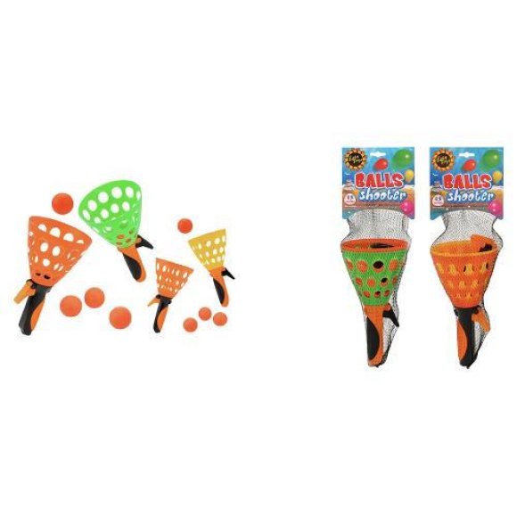 CESTO LANCIAPALLE CON PALLINA - COLORI ASSORTITI 