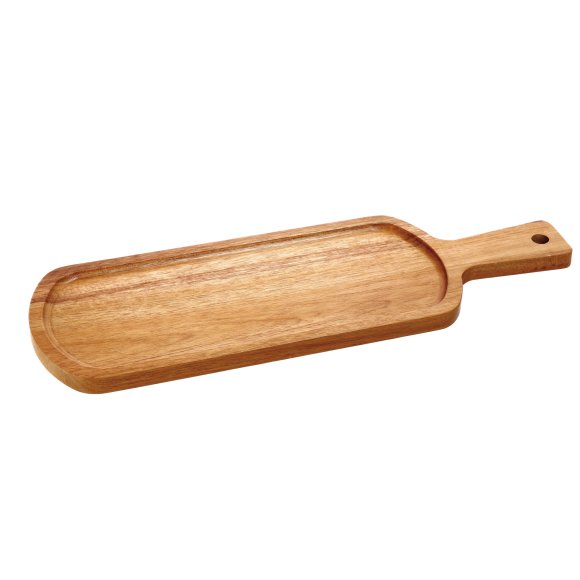 TAGLIERE OVALE IN ACACIA