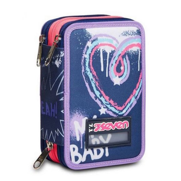 ASTUCCIO 3 ZIP ROCK ON GIRL SEVEN