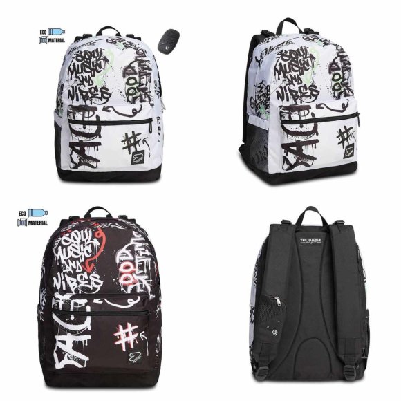 ZAINO*REVERSIBILE MUSICANDVIBES BOY