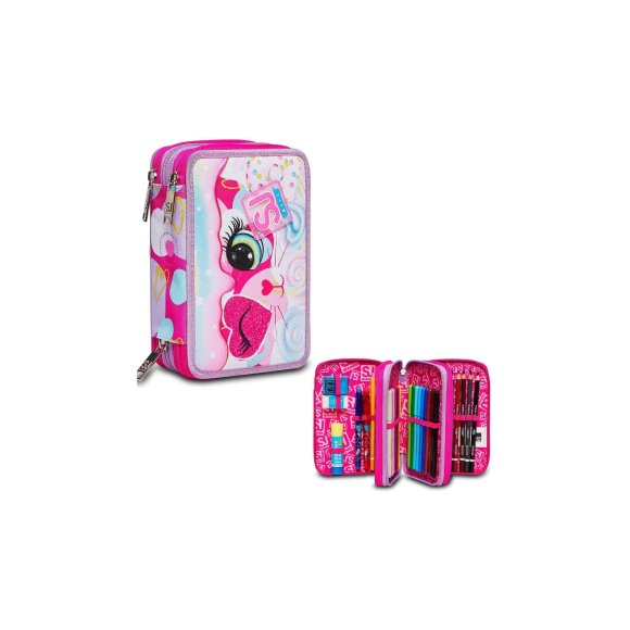 ASTUCCIO 3 ZIP HEART LOLLY SJ GANG