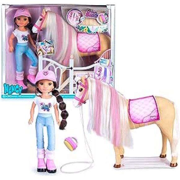 NANCY A DAY WITH HER HORSE NAC49000