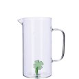 CARAFFA IN VETRO CON FIGURA 3D - DECORAZIONI ASSORTITE
