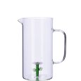 CARAFFA IN VETRO CON FIGURA 3D - DECORAZIONI ASSORTITE