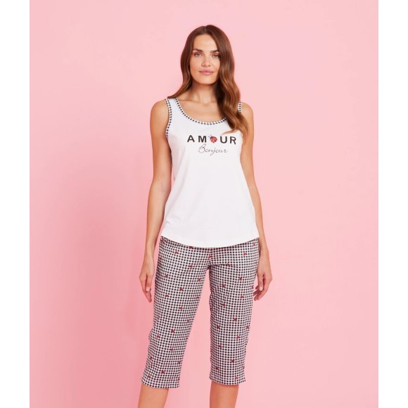 NOIDINOTTE - PIGIAMA DONNA COD.FA8171 SPALLA LARGA