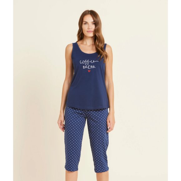 NOIDINOTTE - PIGIAMA DONNA COD.FA8172 SPALLA LARGA