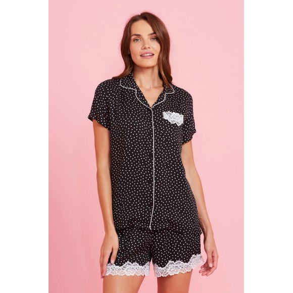 NOIDINOTTE - PIGIAMA DONNA MANICA CORTA COD. FA8211 - COLORI ASSORTITI