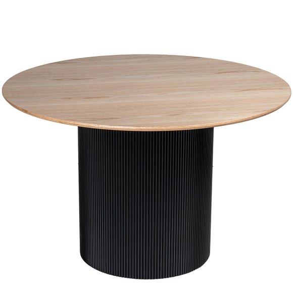 TAVOLO DA PRANZO LEGNO NERO - 120CM