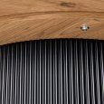 TAVOLO DA PRANZO LEGNO NERO - 120CM