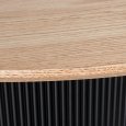 TAVOLO DA PRANZO LEGNO NERO - 120CM