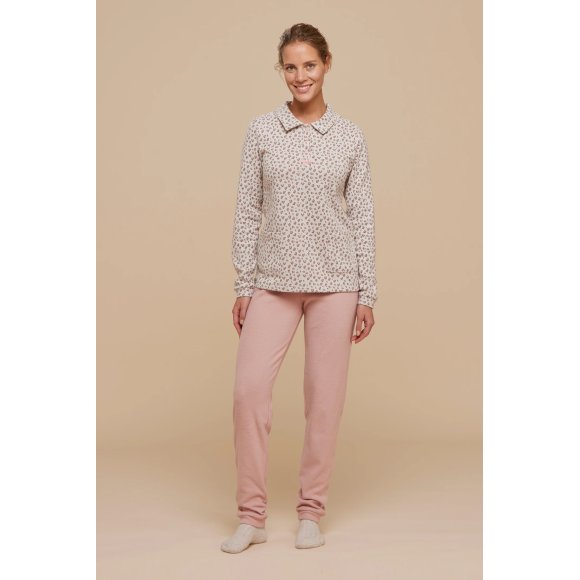 NOIDINOTTE - PIGIAMA DONNA PUNTO MILANO COD.FA8374AB - ROSA