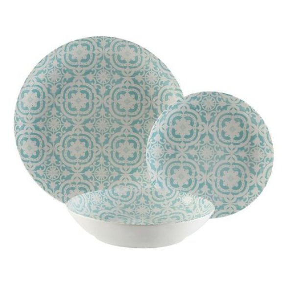 SERVIZIO PIATTI 18 PEZZI "CIRYL" - AQUAMARINA