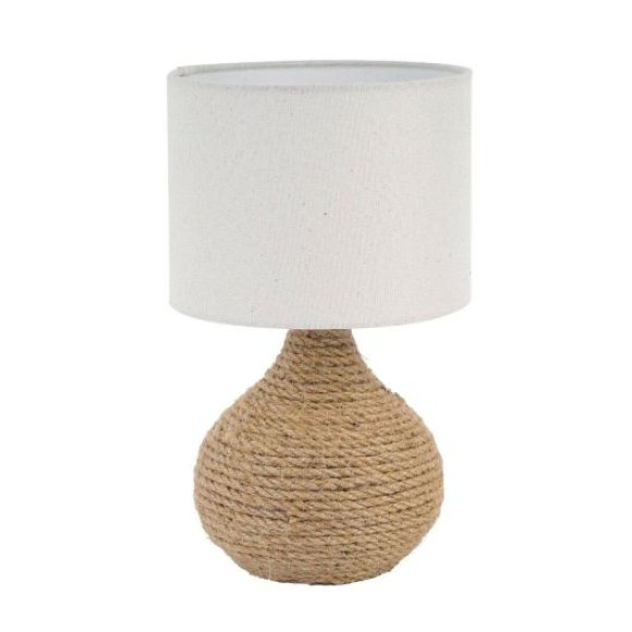 LAMPADA DA TAVOLO IN RATTAN 