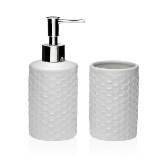 SET BAGNO BIANCO - 2 PEZZI 