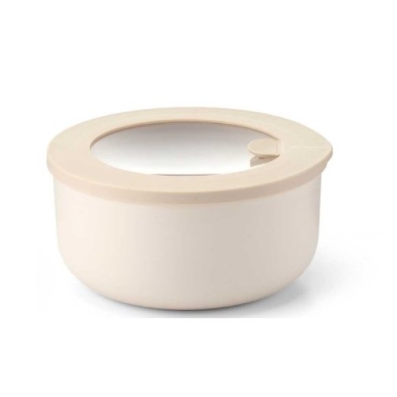 GUZZINI CONTENITORE ERMETICO TONDO L "STORE&MORE " BEIGE - 1800 ML GUZZINI CONTENITORE ERMETICO TONDO L "STORE&MORE " BEIGE - 1800 ML