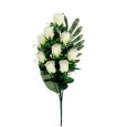 BOUQUET DI ROSE ARTIFICIALI 53 CM - COLORI ASSORTITI