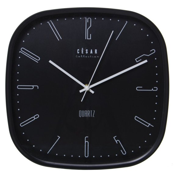 OROLOGIO DA PARETE NERO - 40x40 CM