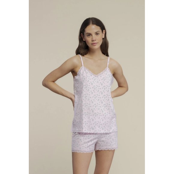 NOIDINOTTE - PIGIAMA DONNA IN COTONE COD.FA8631AB - ROSA