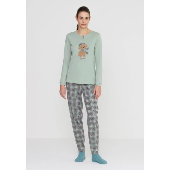 NOIDINOTTTE - PIGIAMA DONNA COD. FA8782PB-402 - CILIEGIA
