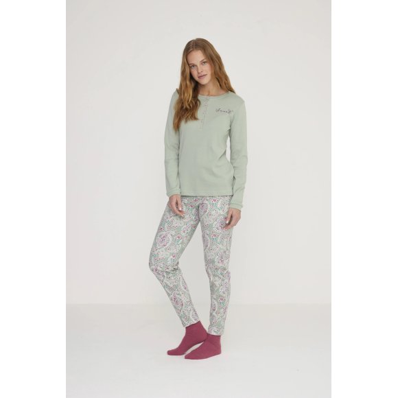 NOIDINOTTTE - PIGIAMA DONNA COD. FA8795PB-401 - ROSA ORCHIDEA
