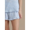 NOIDINOTTE - PIGIAMA DONNA IN COTONE COD.FA009155 - AZZURRO