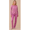 NOI DI NOTTE-Pigiama Donna Caldo Cotone Articolo Flory FA9270 