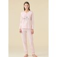 NOI DI NOTTE PIGIAMA DONNA MANICA LUNGA ART.FA009464 - ROSA 