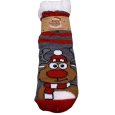 CALZINO DONNA ANTISCIVOLO TEMA NATALIZIO  ART.HS965 - FANTASIE ASSORTITE