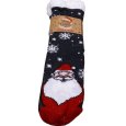 CALZINO DONNA ANTISCIVOLO TEMA NATALIZIO  ART.HS965 - FANTASIE ASSORTITE