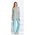 LAURA BIAGIOTTI - PIGIAMA DONNA APERTO IN VISCOSA COD. 96843 - COLORI ASSORTITI