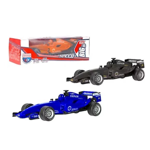 AUTO VEICOLO F1 CON FRIZIONE LUCI SUONI - COLORI ASSORTITI 