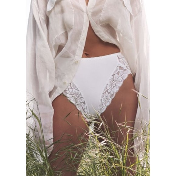 COTONELLA - SLIP DONNA IN PIZZO COD.ADC890 - BIANCO
