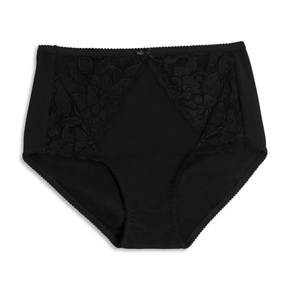 COTONELLA - SLIP DONNA COD.ADC90 CON PIZZO - NERO