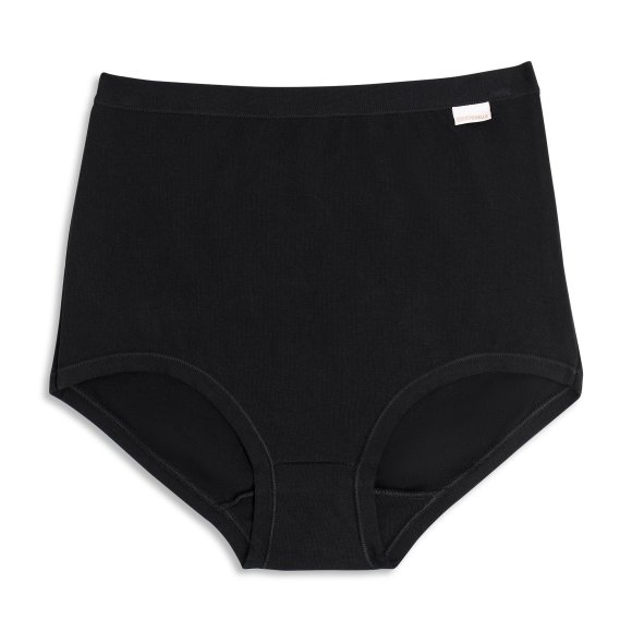 COTONELLA - SLIP DONNA COD.ADD08 DALLA TAGLIA 3 ALLA 7 - NERO