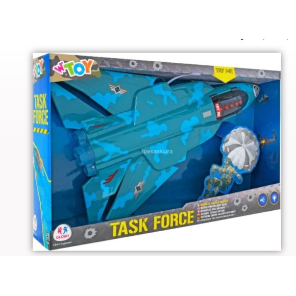 AEREO MILITARE SPECIAL FORCES 50CM GLOBO - LUCI E SUONI