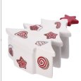 NATALE-SCATOLA  A FORMA DI  ALBERO DI  NATALE  IN CERAMICA