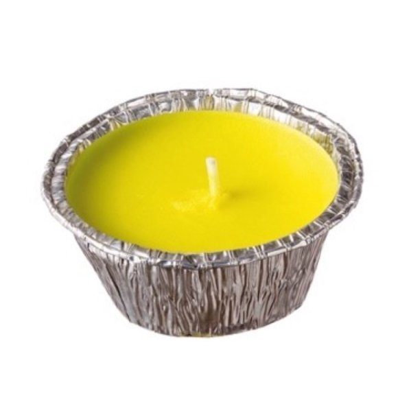 CANDELA CITRONELLA IN ALLUMINIO 8,5 CM CANDELA CITRONELLA IN ALLUMINIO 8,5 CM