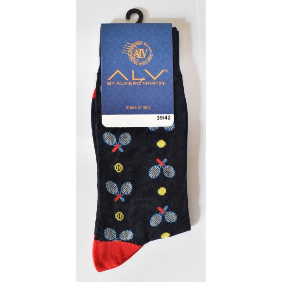 ALVIERO MARTINI - CALZINO CORTO UOMO "AUTO" COD.ALV4W66 - COLORI ASSORTITI