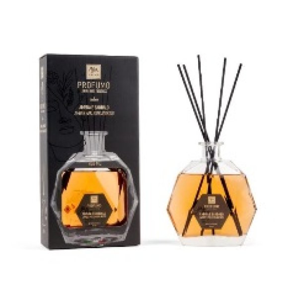 MERCURY DIFFUSORE DI FRAGRANZA CON BOTTIGLIA ESAGONALE AMBRA E SANDALO - 700 ML 