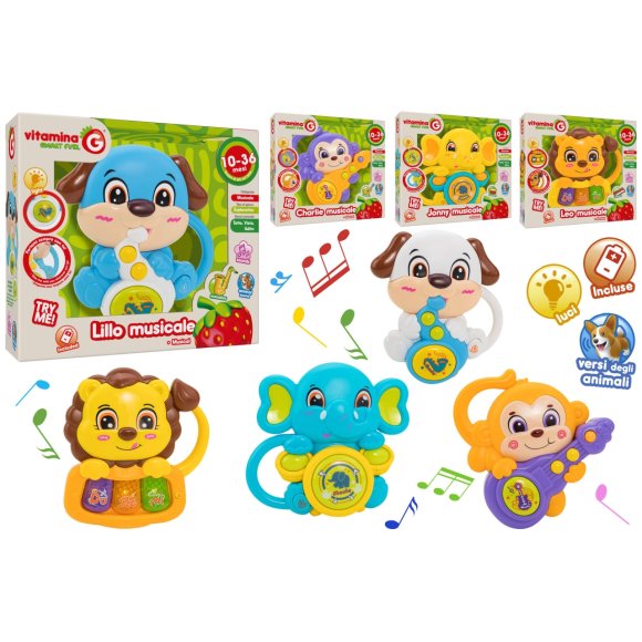 ANIMALI MUSIC CON LUCI E SUONI