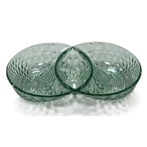 GUZZINI ANTIPASTIERA "VANITY" VERDE MATCHA - 29,5x18,8x5,2 CM