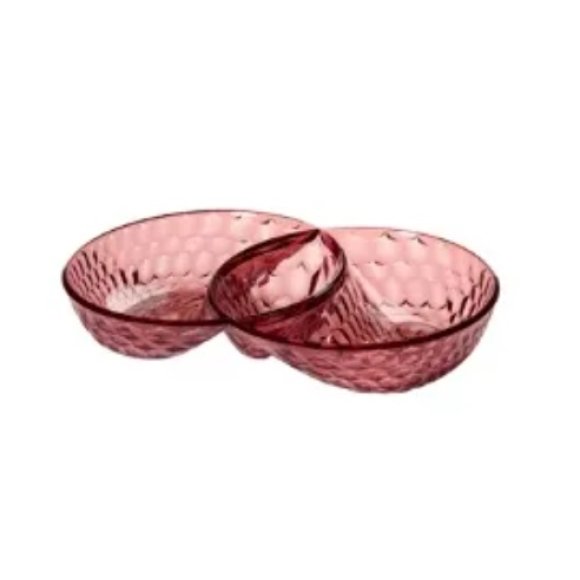 GUZZINI ANTIPASTIERA "VANITY" MALVA - 29,5x18,8x5,2 CM