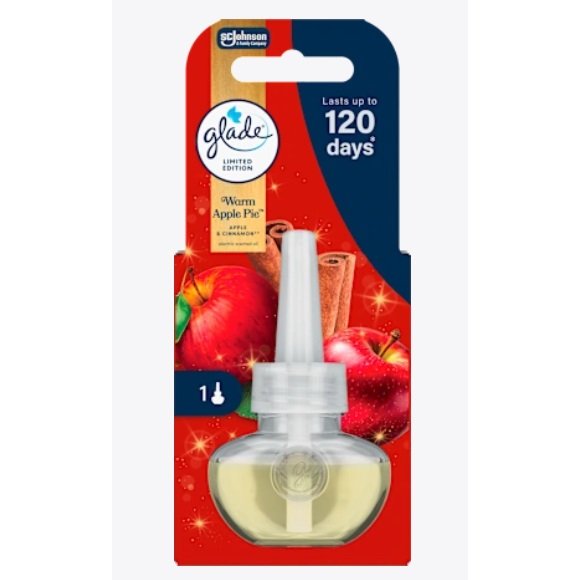 GLADE RICARICA DEODERANTE ELETTRICO PER AMBIENTI TORTA DI MELE 20 ML 