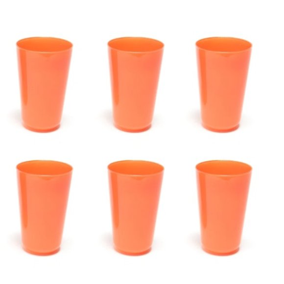 MERCURY BICCHIERI "ELEGANT" BIBITA ARANCIONI - 400 ML MERCURY BICCHIERI "ELEGANT" BIBITA ARANCIONI - 400 ML