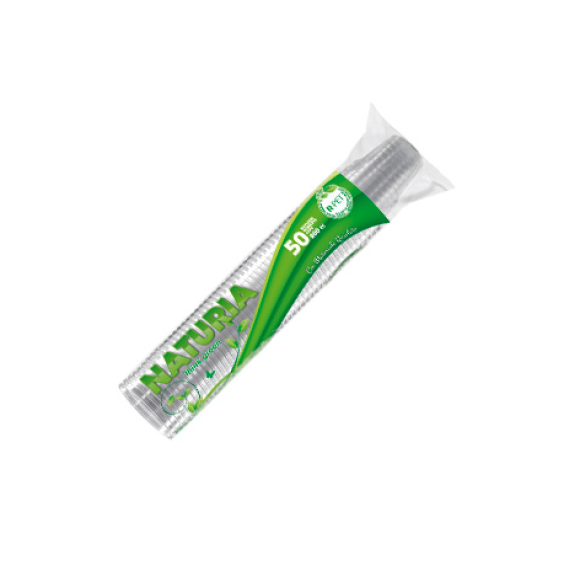 Bicchieri 200 Trasparenti R-PET NATURIA