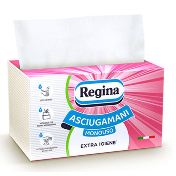 Regina Asciugamani Mono Uso 100Pz 22x33cm