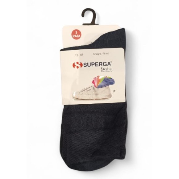 SUPERGA CALZINA ART.103 COLORI ASSORTITI - 3 PEZZI SUPERGA CALZINA ART.103 COLORI ASSORTITI - 3 PEZZI