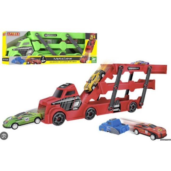 CAMION PORTAUTO CON LANCIATORE + 2