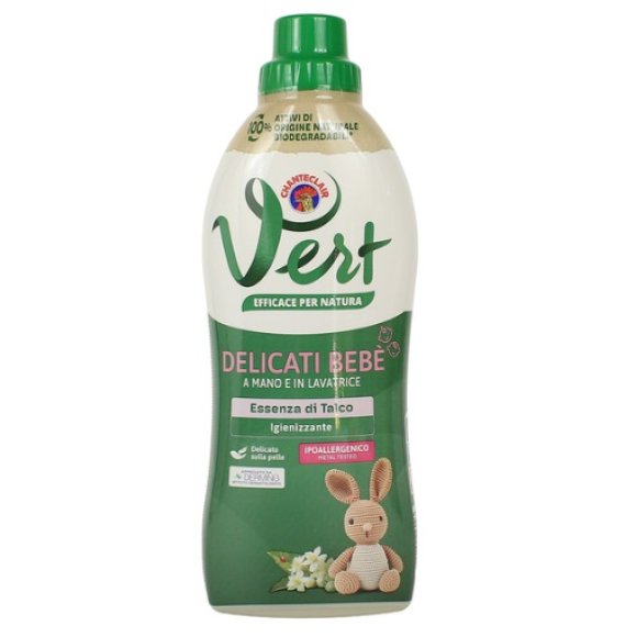 CHANTECLAIR VERT BABY DETERSIVO CAPI DELICATI DOLCE TALCO - 750 ML